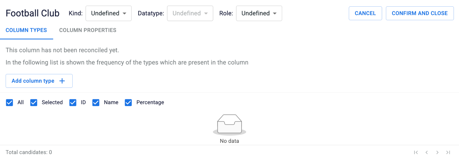 Metadata Column Dialog image